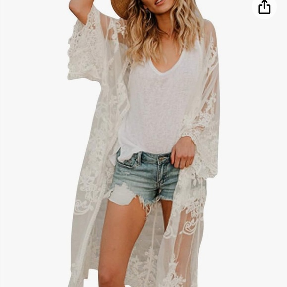 Beach Coverups for Women Kimono Robes Cardigans Cover UP Beach Dress - Picture 1 of 4